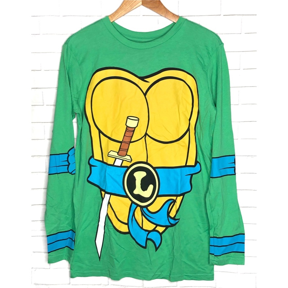 TMNT Graphic Long Sleeves T Shirt Mens Sma…